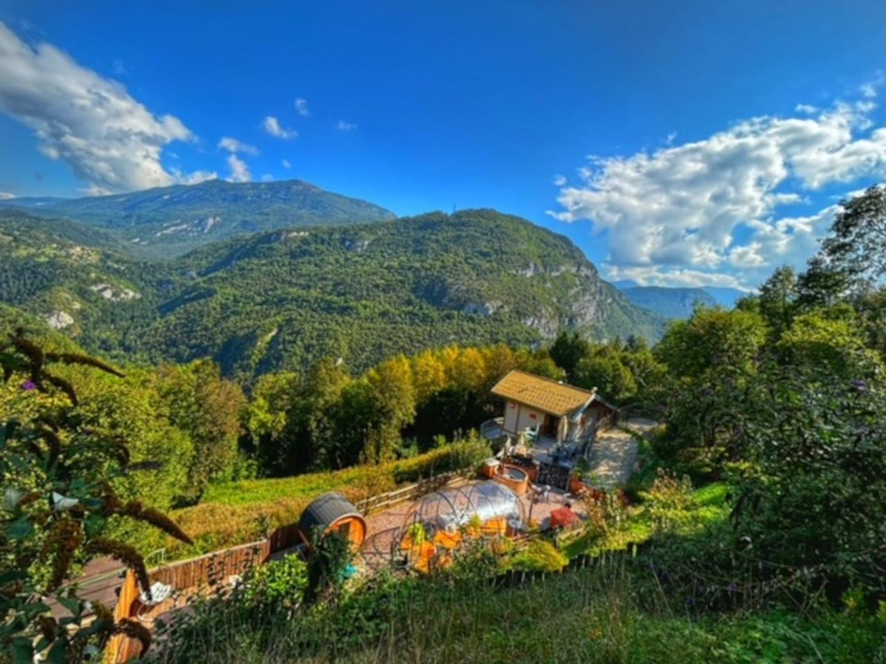 Chalet Torcel Affittacamere San Lorenzo Dorsino Exteriör bild